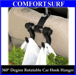 Car Hanger with Double Hooks Hold Grocery Bags & More